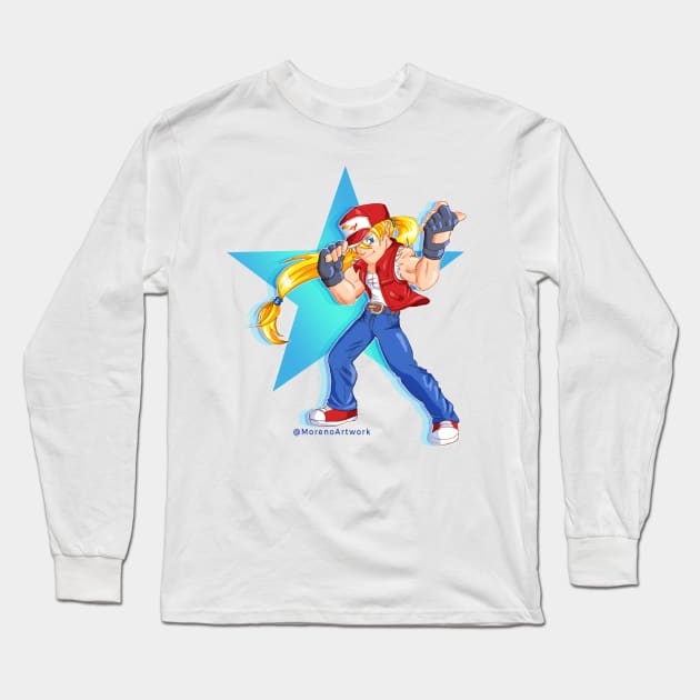 Cute Terry of Fatal Fury Long Sleeve T-Shirt by MorenoArtwork